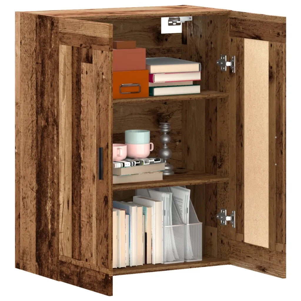 Mobile a Parete Legno Vecchio 69,5x34x90 cm in Truciolato 857310