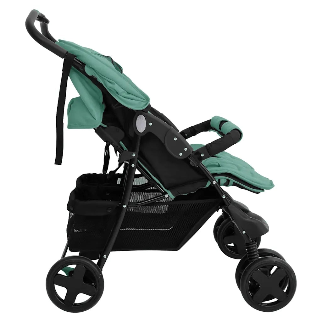 Passeggino Gemellare Verde in Acciaio CFW8975688