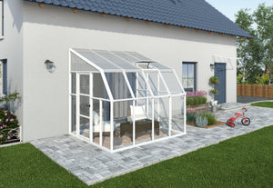 Veranda in Policarbonato Sun Room 2.7X2.7 m Bianco