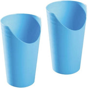 Aiuto per bere - Bicchiere - Bicchiere per disfagia - 2 pezzi - Bicchiere per anziani - Bicchiere per disfagia