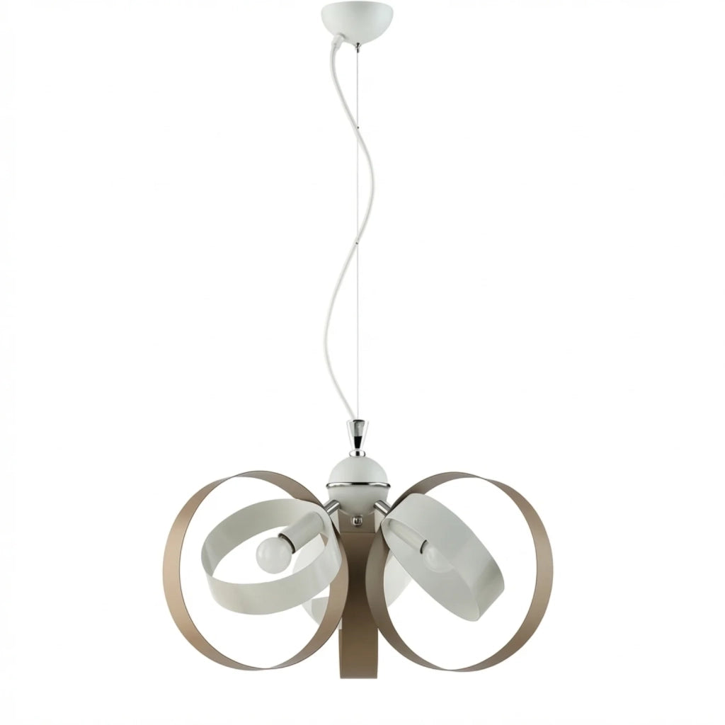 Sospensione Bolla 3 Luci Bianco LuceArt Classic
