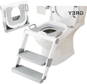 Sedile per bambini - riduzione seduta con scala - pieghevole senza montaggio - Altezza sedile per ragazzi - ragazze - Riduttore di seduta con scala - adattatore per il bagno - Toilet-brille per bambini