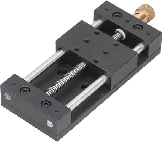 Attuatore Lineare - Tavolo Slittabile Manuale - 600mm - Alluminio - Precisione e Stabilità - Ideale per applicazioni meccaniche - G...