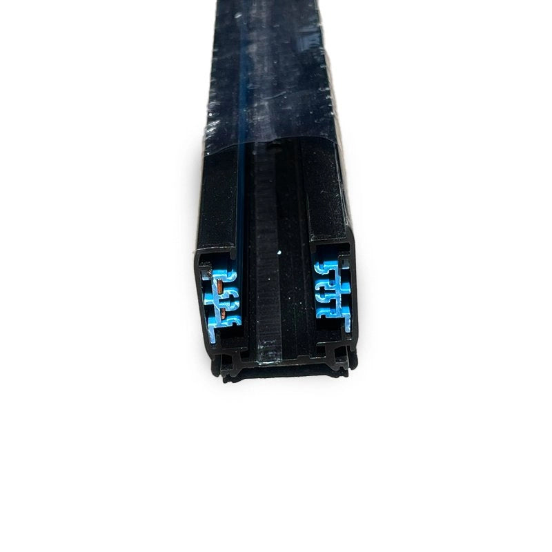 Sistema Illuminazione Binario Trifase Nero, Binario Connettori Giunti Accessori (Binario 3M)