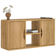 vidaXL Mobile Porta TV ODDA 79x24x40 cm in Legno Massello di Pino