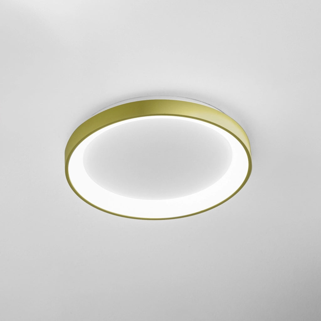 Lampada a soffitto Krizia P/P 30W 2500-2600lm 3000K-4000K in Verde Salvia - Plafoniera LED a luce diretta dimmerabile - Gea Luce