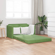 Divanetto Verde Chiaro Tessuto, Legno Divano per Due Divanetto