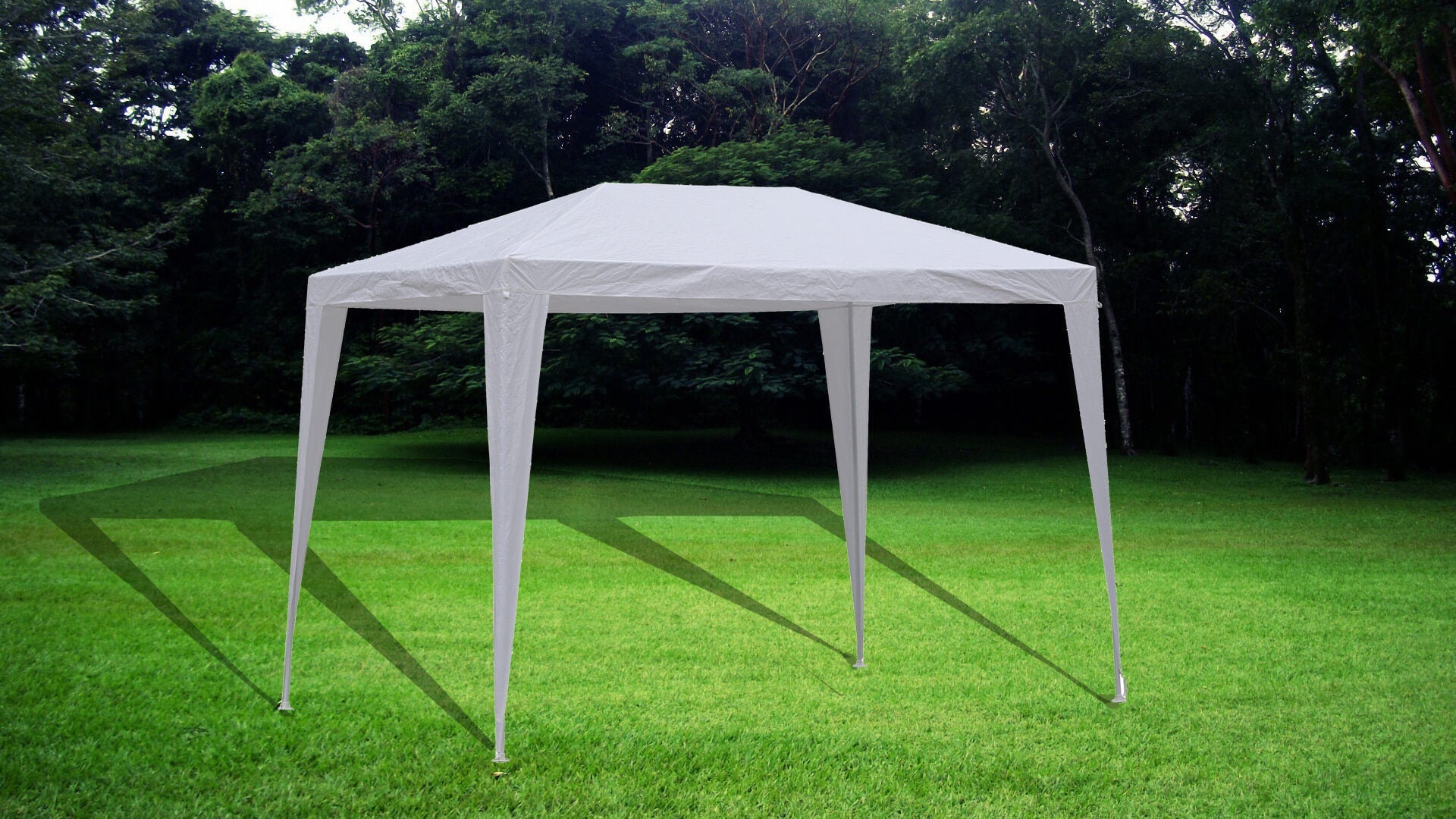 Gazebo da Giardino in Acciaio 2x3m Bauer Bianco