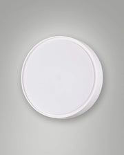 Hatton Plafoniera LED E27 in Policarbonato Bianco IP65 Ø250mm Lampada per Interni ed Esterni Resistente agli Agenti Atmosferici Codice 3226-61-102