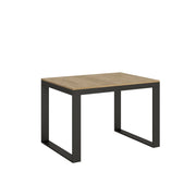 Tavolo allungabile 90x120/224 cm Tekno Evolution Quercia Natura telaio Antracite