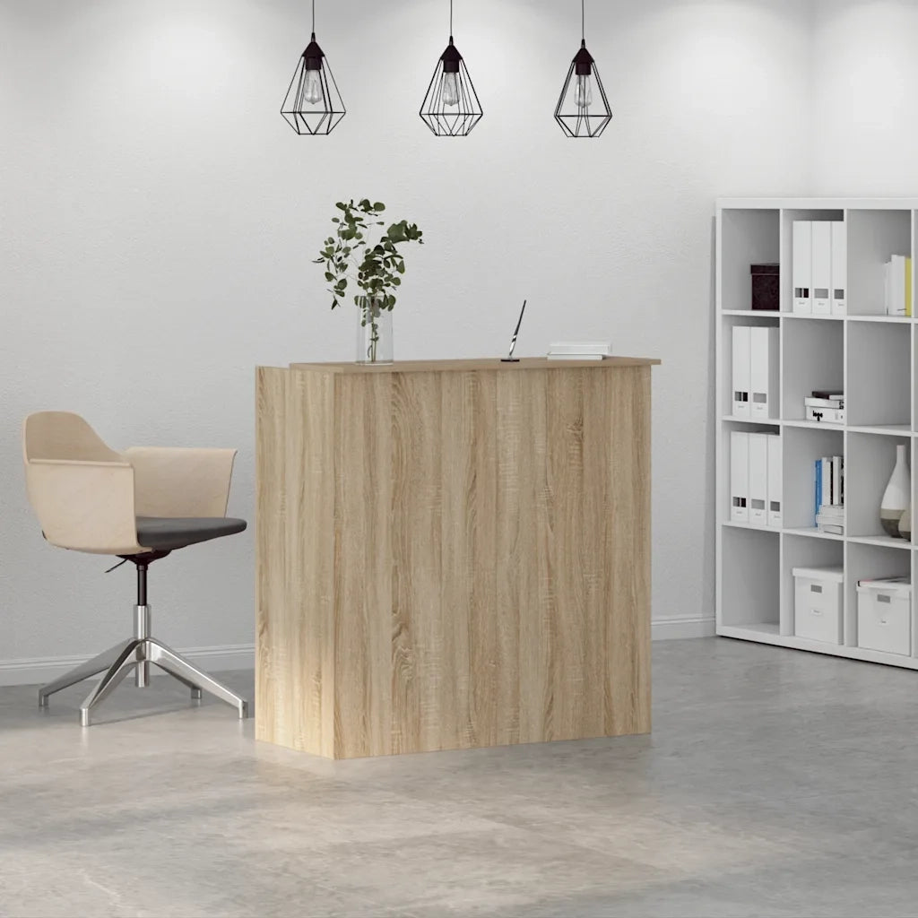 Banco Reception Rovere Sonoma 100x50x103,5 cm Legno Multistrato