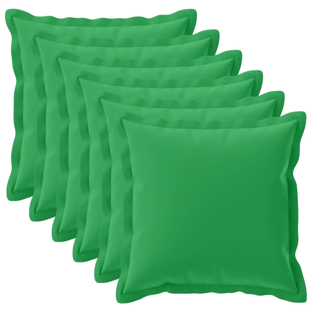 Federa 6 pcs HOUTEN Verde 55 x 55 cm Poliestere 920502