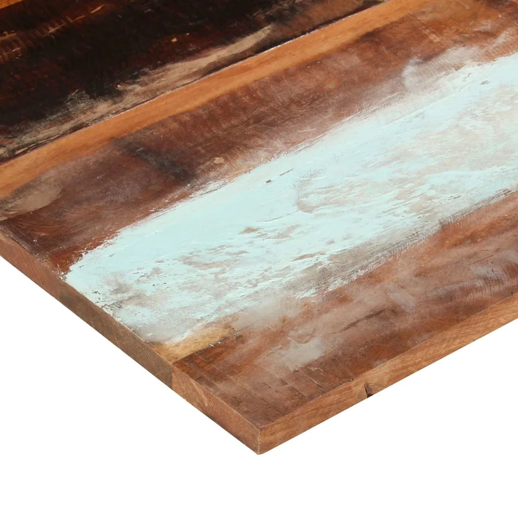 Piano Tavolo | Superficie Tavolo | Piano Scrivania Quadrato 80x80 cm 25-27 mm in Legno di Recupero