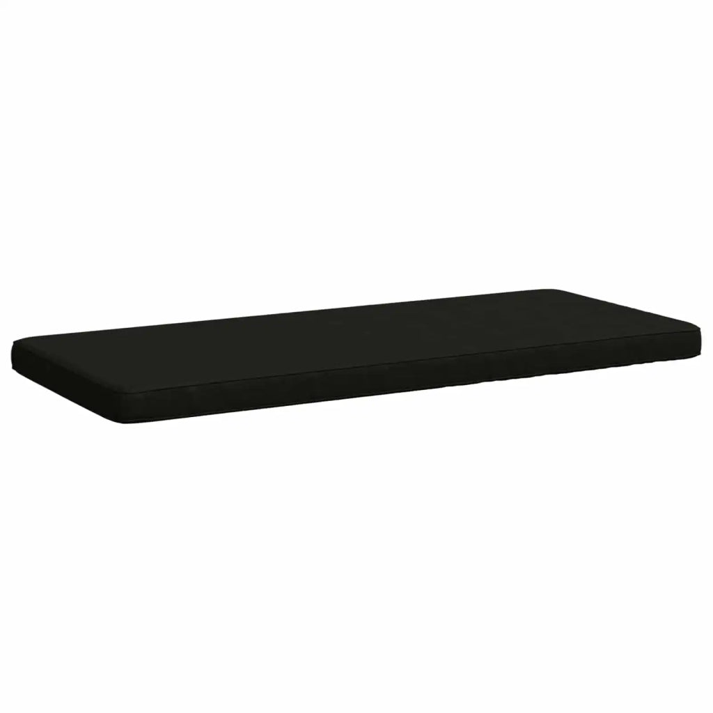 Cuscini per Panchina a 2 Pezzi VUGHT 2 pz 100% Poliestere Nero 951763