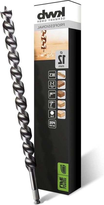 Viti a secco con punti di foratura PTFE, antiscivellamento, autoalimentanti, 12mm, 460mm