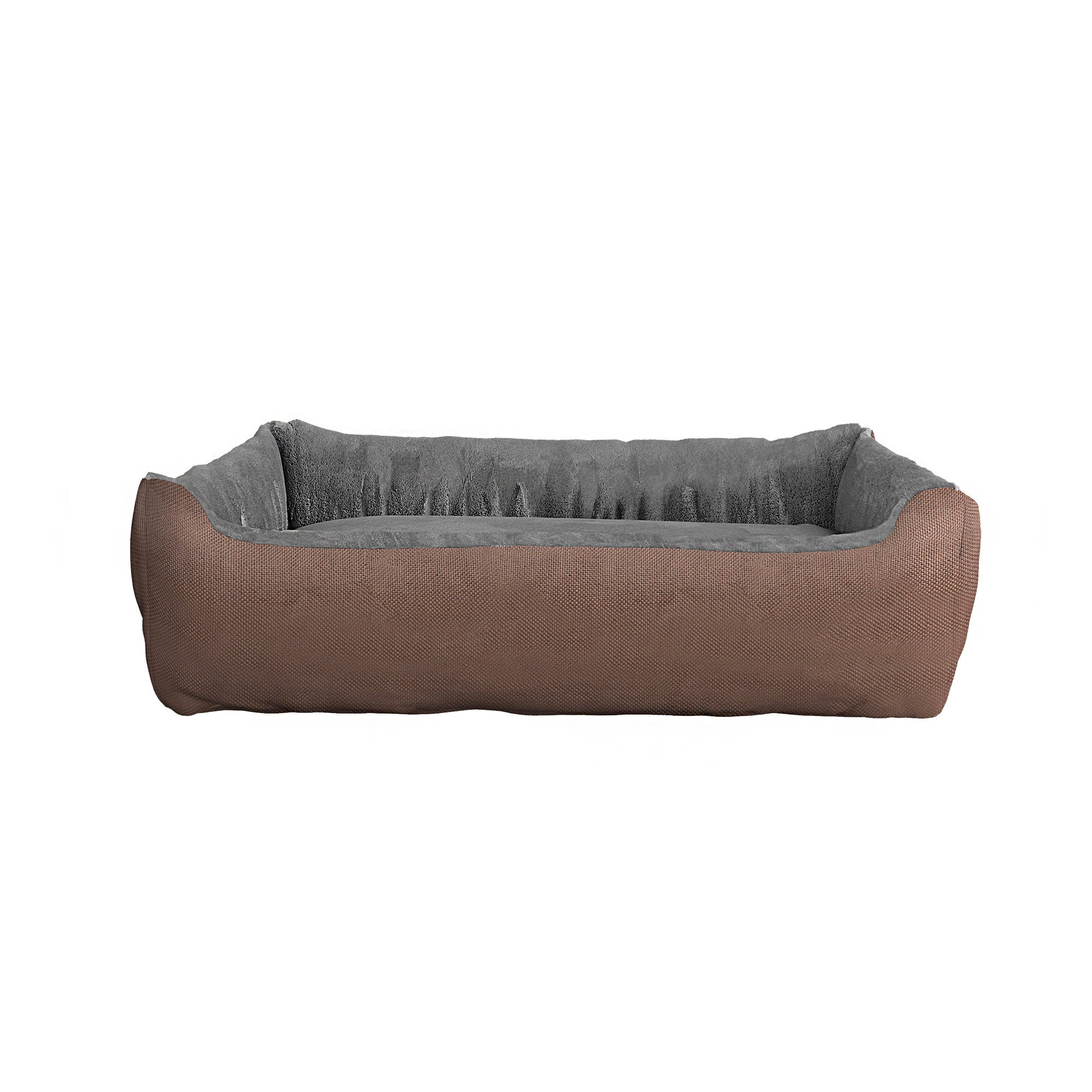 Cuccia per Cani e Gatti Doubleface 62x50x17 cm in Poliestere Love Tortora