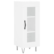 Credenza-Buffet-Armadio da cucina Bianca 34,5x34x90 cm in Legno Multistrato 361835