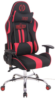 Sedia Ufficio Massaggiante Limit XM In Tessuto nero/rosso