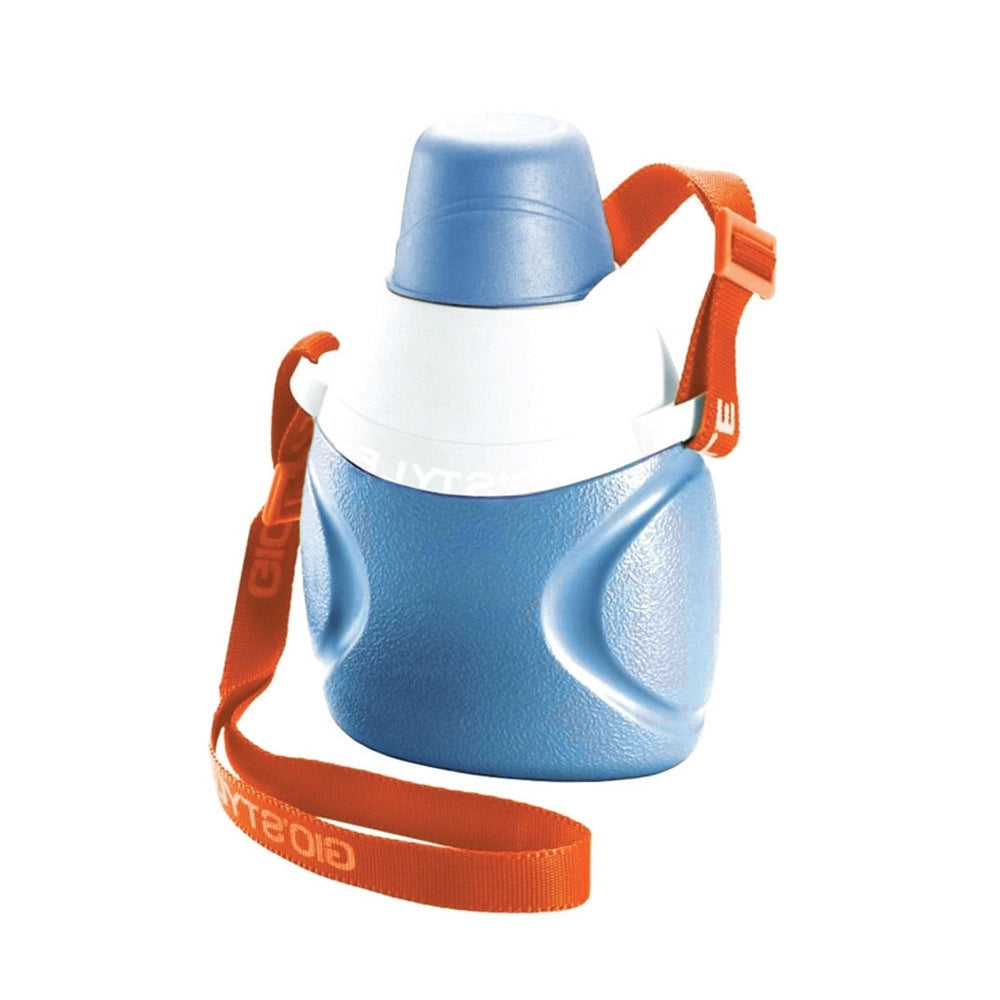Trade Shop - Borraccia Termica Fiesta 0,65lt Con Tracolla Regolabile Tappo-bicchiere Asportabile 309673 -