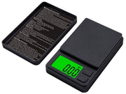 Zakweegscaletto digitale 1000 g x 0,01 g, bilancia digitale mini, bilancia grammi digitale, bilancia da cucina, bilancia per gioielli con schermo LCD illuminato, 7 unità, funzione tara, nero