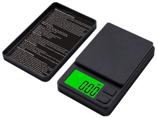 Zakweegscaletto digitale 1000 g x 0,01 g, bilancia digitale mini, bilancia grammi digitale, bilancia da cucina, bilancia per gioielli con schermo LCD illuminato, 7 unità, funzione tara, nero