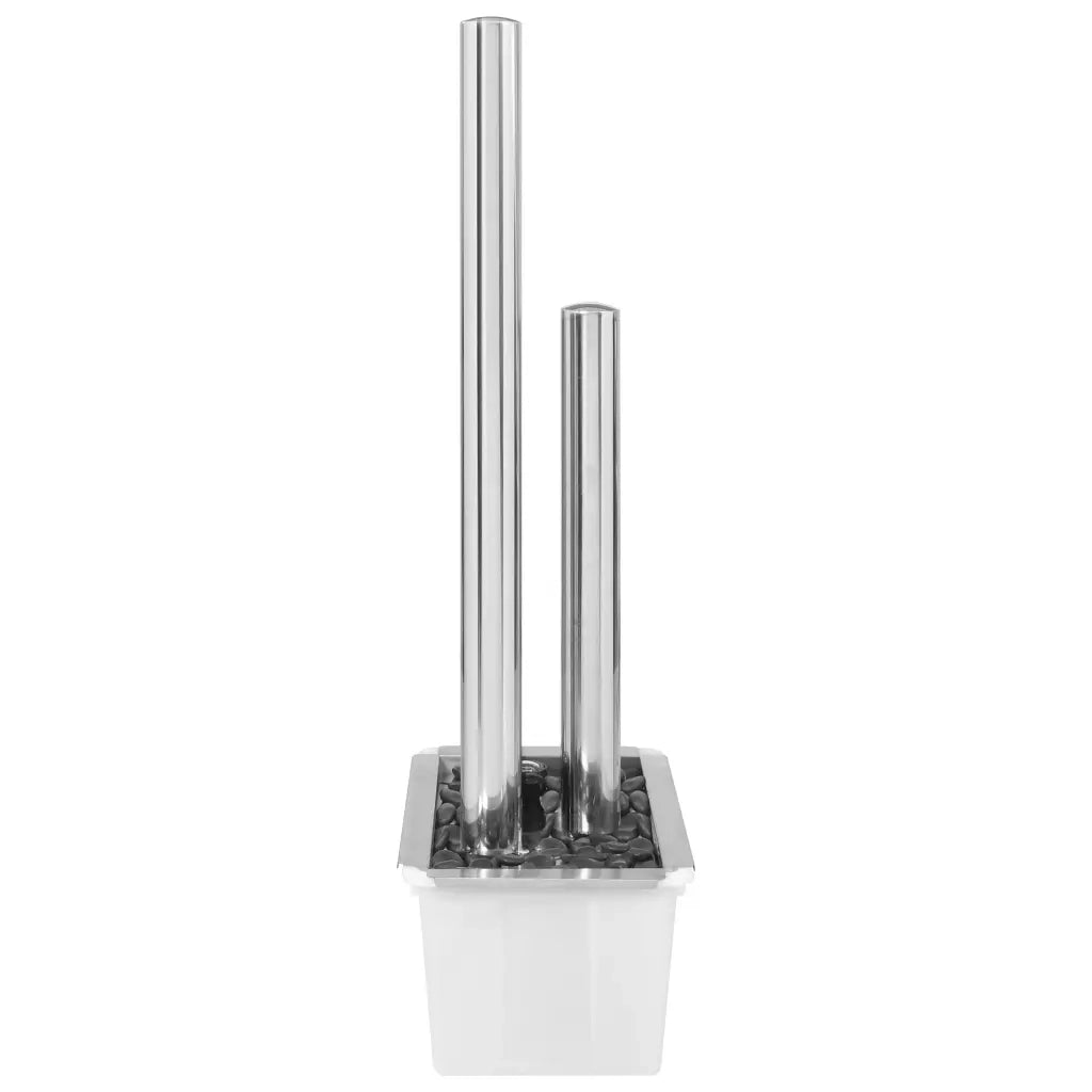 Fontana da Giardino Argento 48x34x123 cm in Acciaio Inox cod mxl 72840