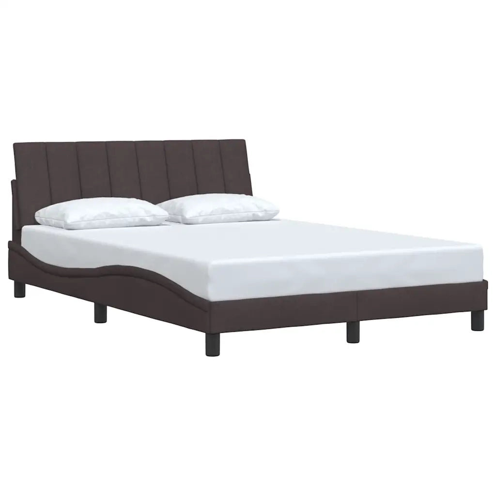 Giroletto senza Materasso Hanko Marrone Scuro 120x200 cm Tessuto 3310380