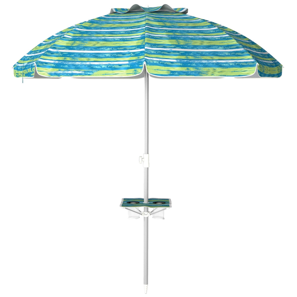 Ombrellone da giardino rotondo inclinabile ¨C Zephmum ¨C Grigio ?190cm