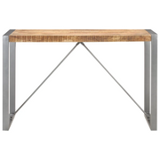 Tavolo da Pranzo 120x60x75 cm in Legno Massello di Mango Grezzo 321561