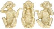 Set di Decorazioni per Animali in Resina - 3 pezzi - Sicuro per Bambini - Dimensioni 4,5 x 5,5 x 8 cm
