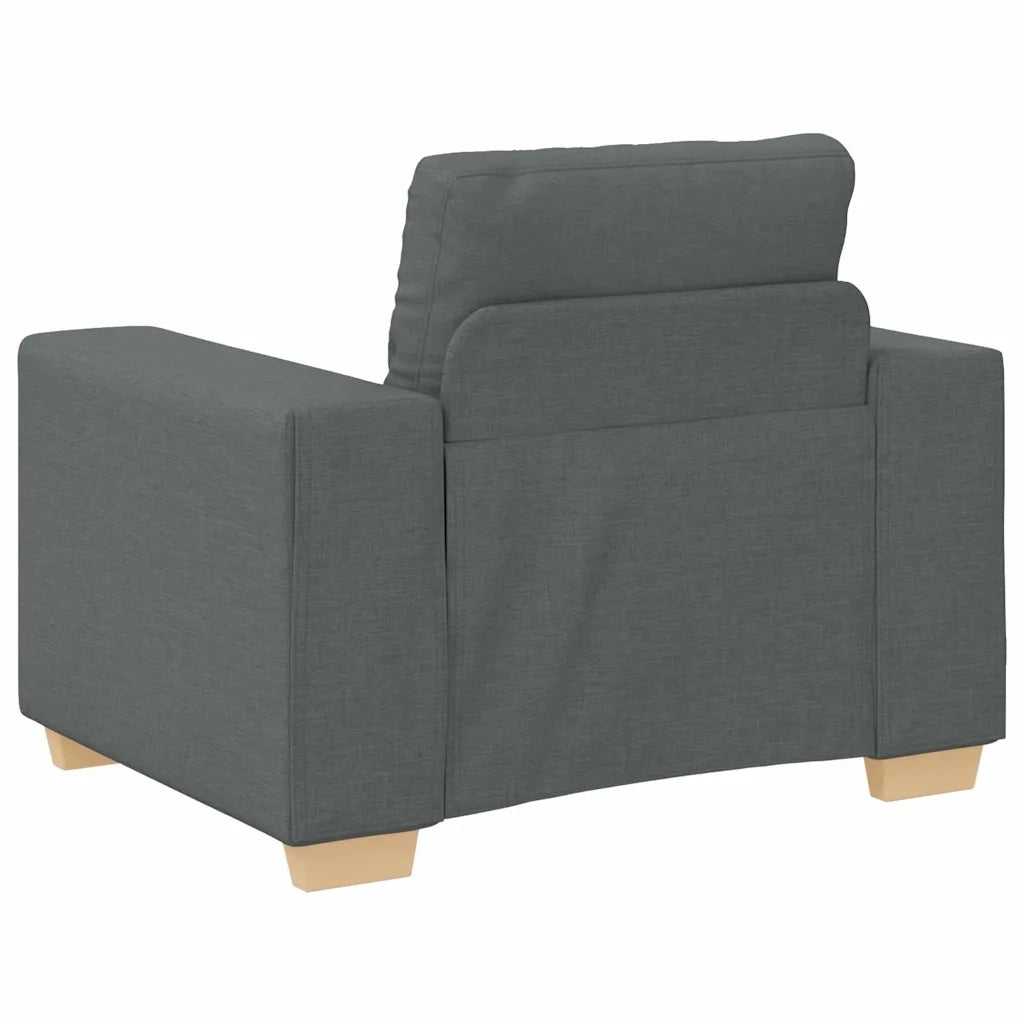 Poltrona Grigio Scuro 60 cm in Tessuto