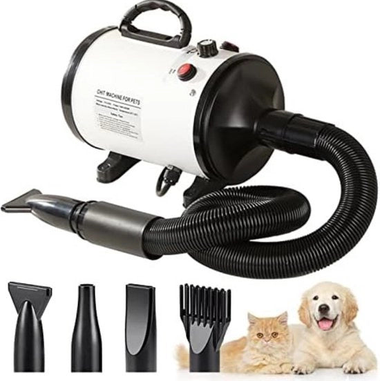 Fonoasciugamano per Cani - Asciugacapelli per Cani - Fonoasciugamano Asciugacapelli