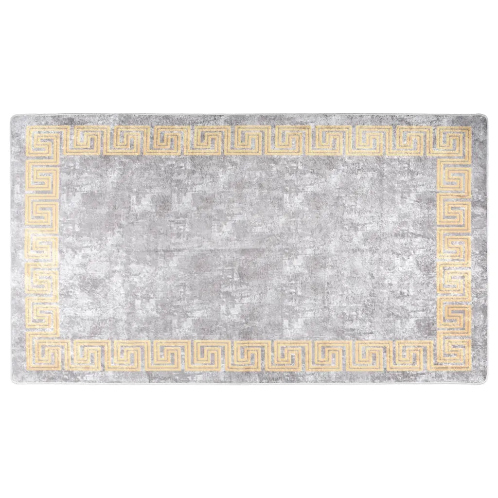Tappeto Lavabile 190x300 cm Grigio 337938