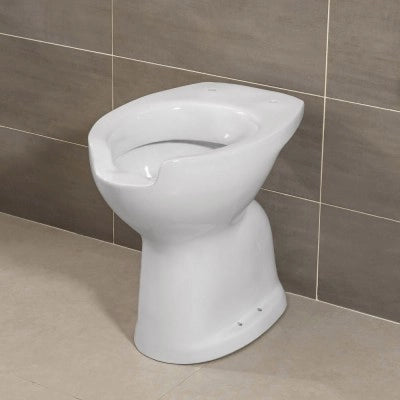 Wc per disabili con apertura frontale e scarico a terra H 51 cm