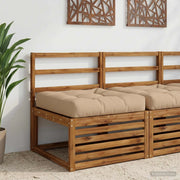 Cuscino per Sedia in Unico Pezzo VIANEN 100% Poliestere Sabbia 953498