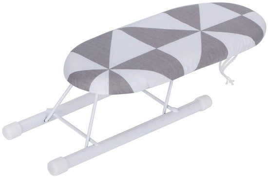 Strijkplank Opvouwbaar Mini - Dimensioni 26 x 11 x 8 cm - Copertina di cotone - Maniglia in acciaio - Telaio in poliestere resistente all'usura - Peso leggero 207 gr - Strijkplank da viaggio