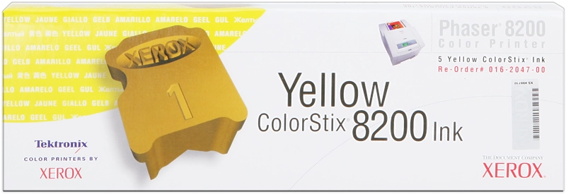 Xerox GENUINE 5 YELLOW COLORSTIX 8200 IN cartuccia stick