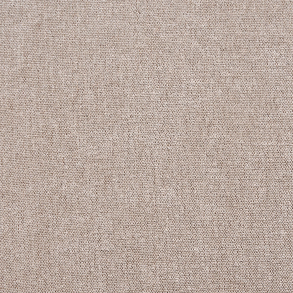 Set di 2 sedie da pranzo girevoli in tessuto beige con braccioli e schienale, gambe in metallo beige, stile retrò-contemporaneo