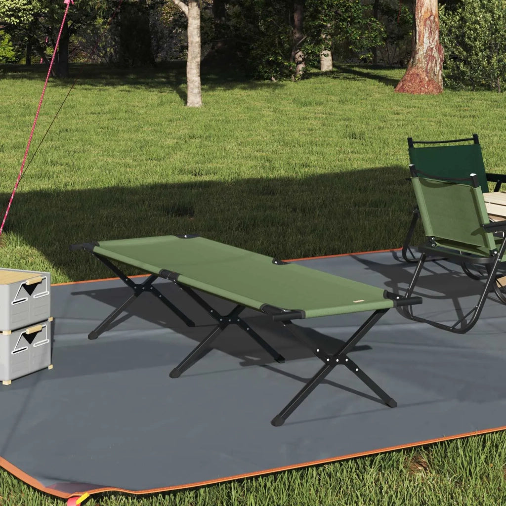 Letto da campeggio pieghevole Verde 193 x 69 x 45 cm CFW1331732