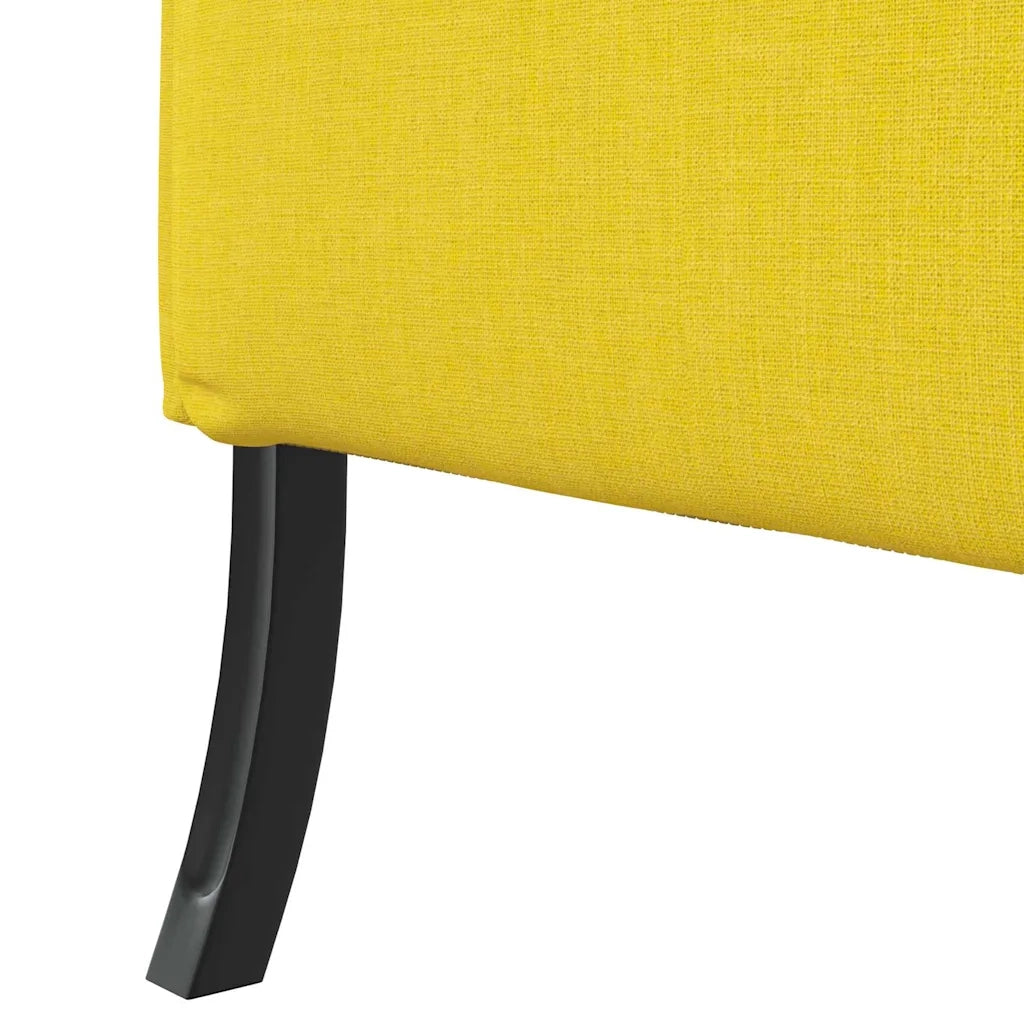 Divano alto 101cm Giallo chiaro Tessuto 42010841