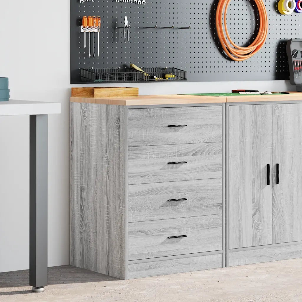 Armadietto da Garage Grigio Sonoma 60x51x85 cm CFW1486814