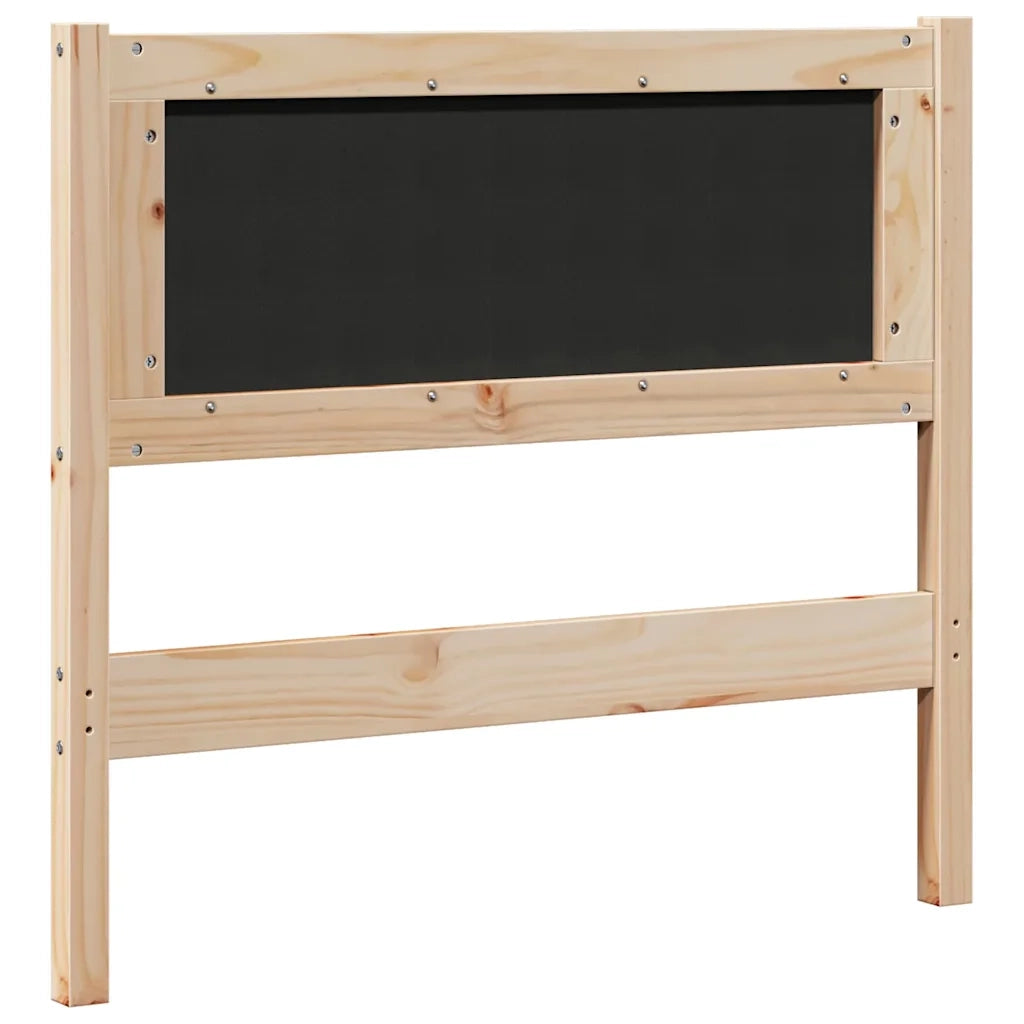 Testiera Altro-Testiera con Cuscini Marrone 90 cm Legno di pino massello 287864