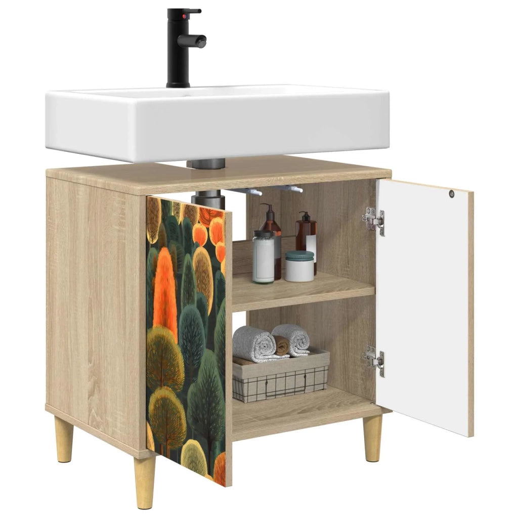 Mobile da Bagno ZAANDAM Sonoma 60 x 40 x 60 cm 8007400