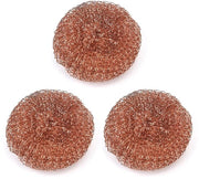 Pannelli di pulizia 3 pezzi - Pannelli di pulizia in acciaio inossidabile - Duraturo - Leggero - Resistente alla corrosione - Diametro 8,5 cm - Pannelli di pulizia per superfici
