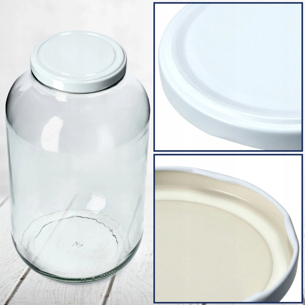 Tappi KADAX per barattoli, diametro 100 mm, coperchi per barattoli di conserve, 50 pezzi.