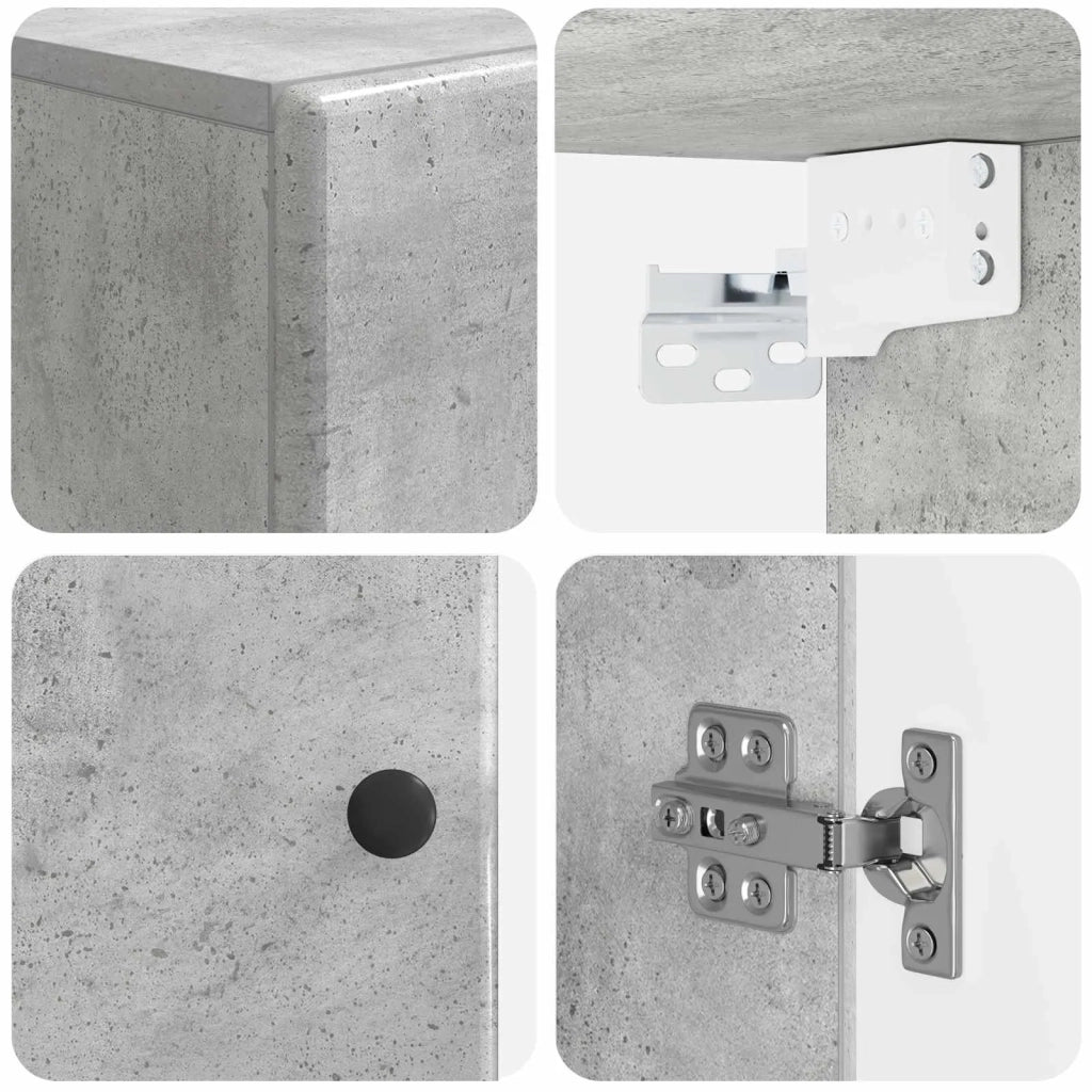 Armadio da bagno a muro BREDA Grigio Cemento 30 x 31 x 59 cm 897468