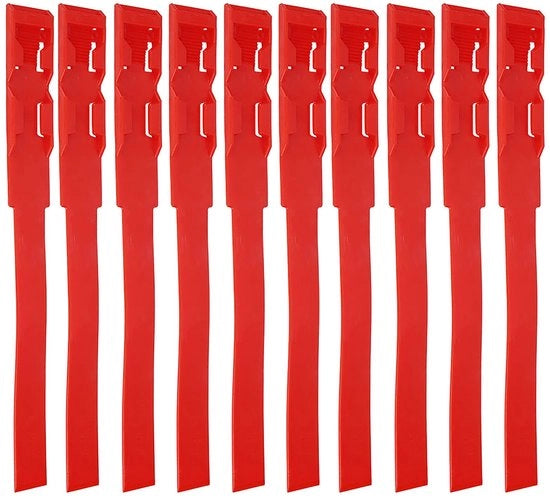Etichette di Identificazione 10 Stuks - Banderine di Identificazione Animale - Plastica - Sicura e Non Tossica - Resistente alla Corrosione - Leggera - Identificazione Animale