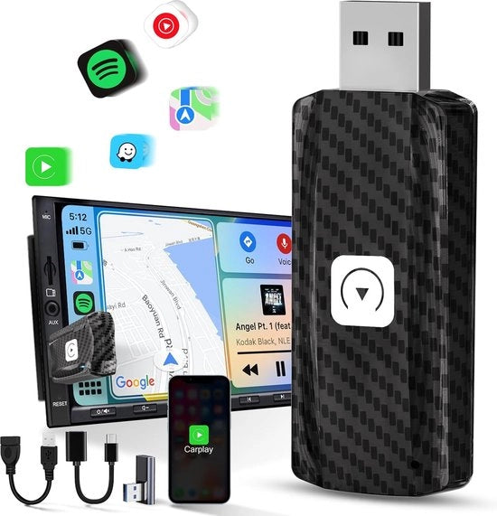 Adattatore Carplay Carlinkit - Carplay Caricabile - Adattatore Carplay Carlinkit per Auto