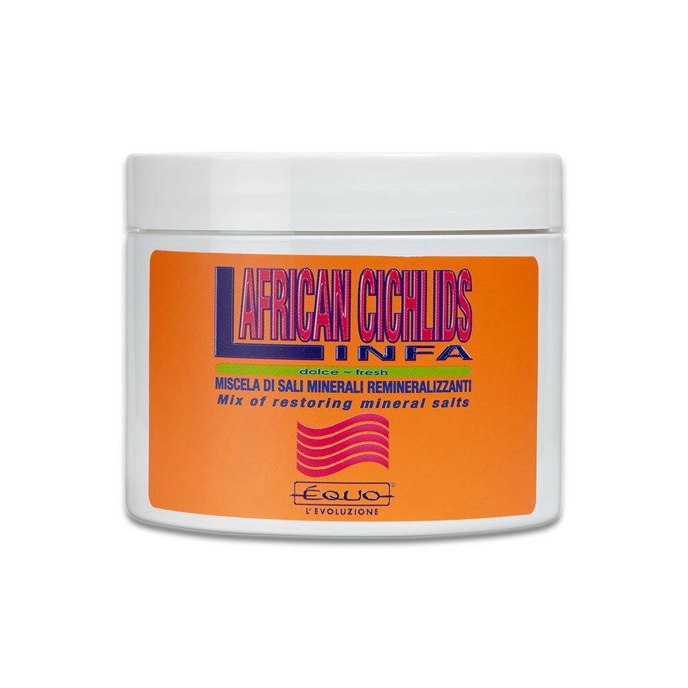 EQUO Linfa African Cichlid - miscela di sali remineralizzanti per ciclidi africani Formato: 500 gr