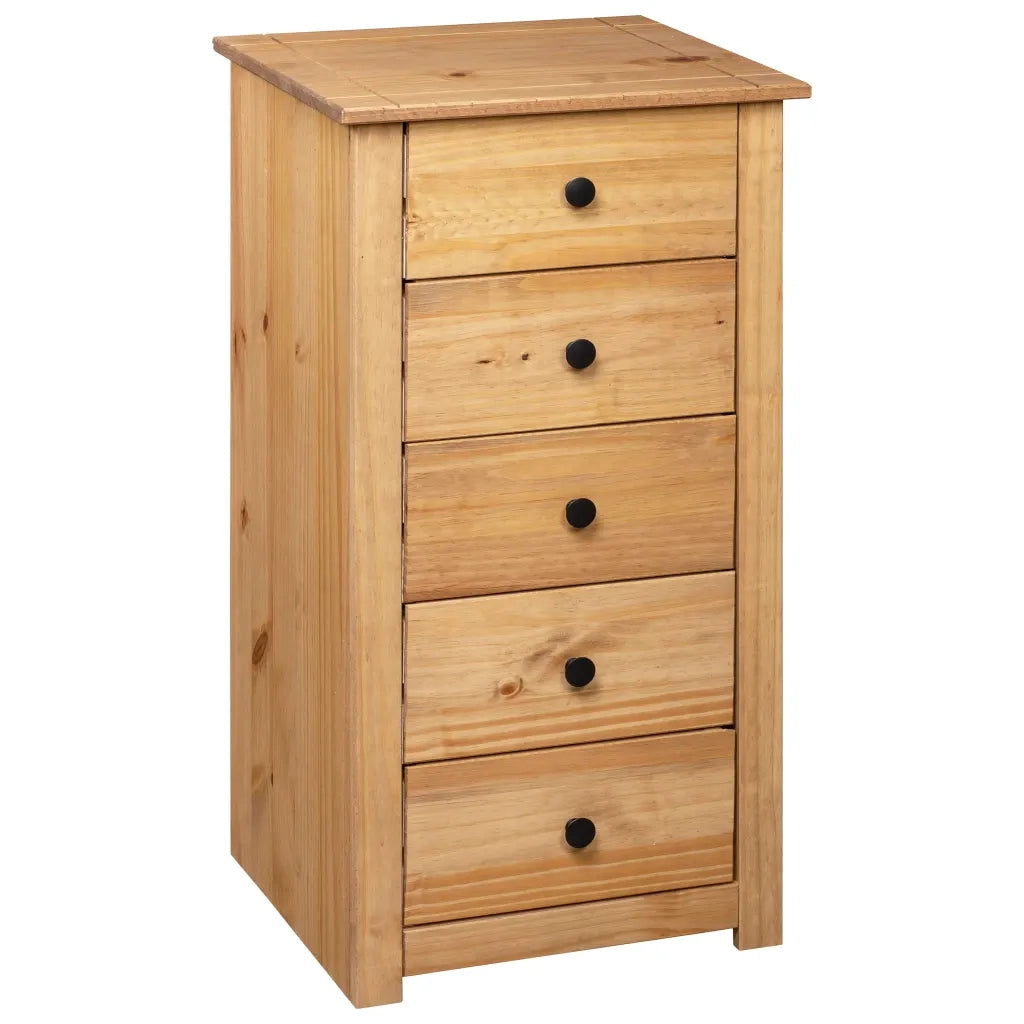 Credenza 46x40x89 cm in Legno Massello di Pino Panama Range cod mxl 10158